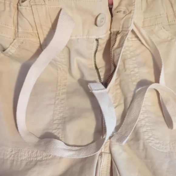 AMERICAN EAGLE Drawstring Cargo Pants 0 Short NWT - Picture 3 of 13